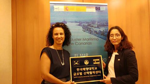 El Cluster Maritimo de Canarias, nombrado Delegación de LINC, Leaders INdustry-university Cooperation, de la Korea Maritime and Ocean University