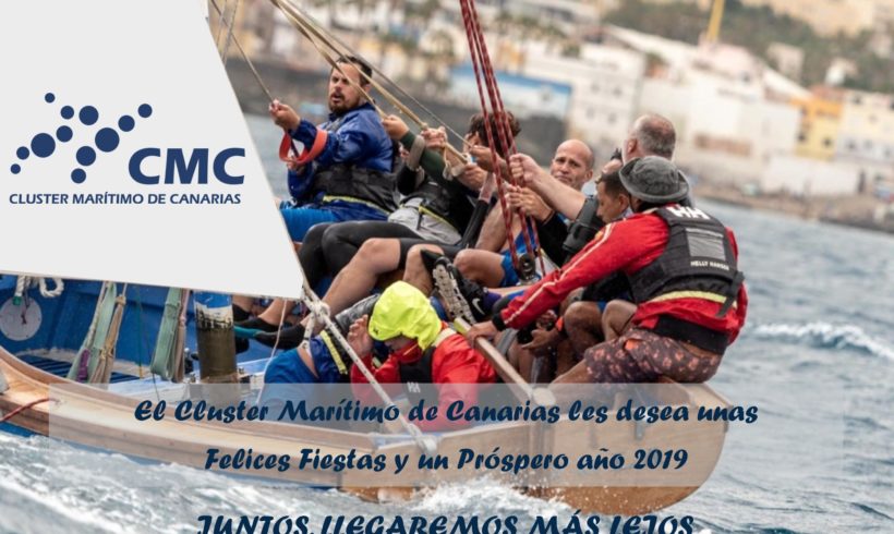 Christmas greetings 2018 from the Maritime Cluster of the Canary Islands