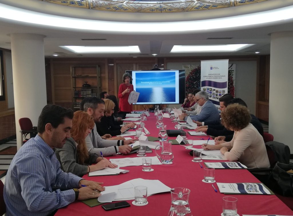 Implementation of working groups to improve the professional skills of the Blue Economy - Naval Repair and Offshore Wind Subsectors