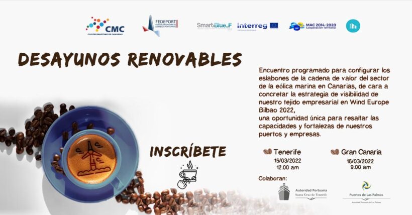 El Cluster Marítimo de Canarias y Fedeport organizan los ‘Desayunos renovables’