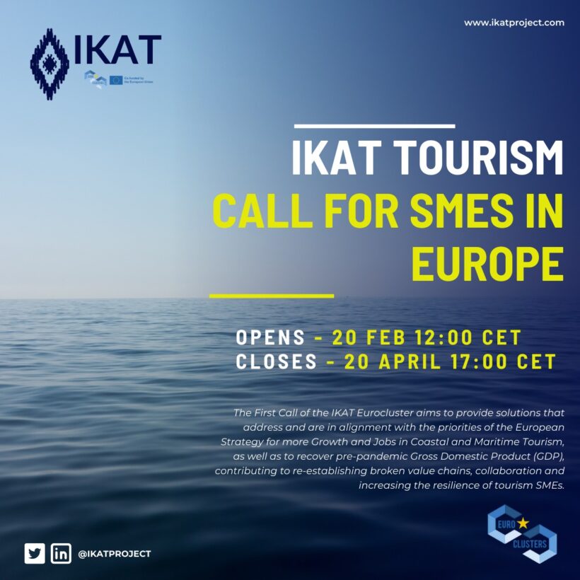 ¡Ya está abierta la Convocatoria IKAT Turismo para pymes en Europa!